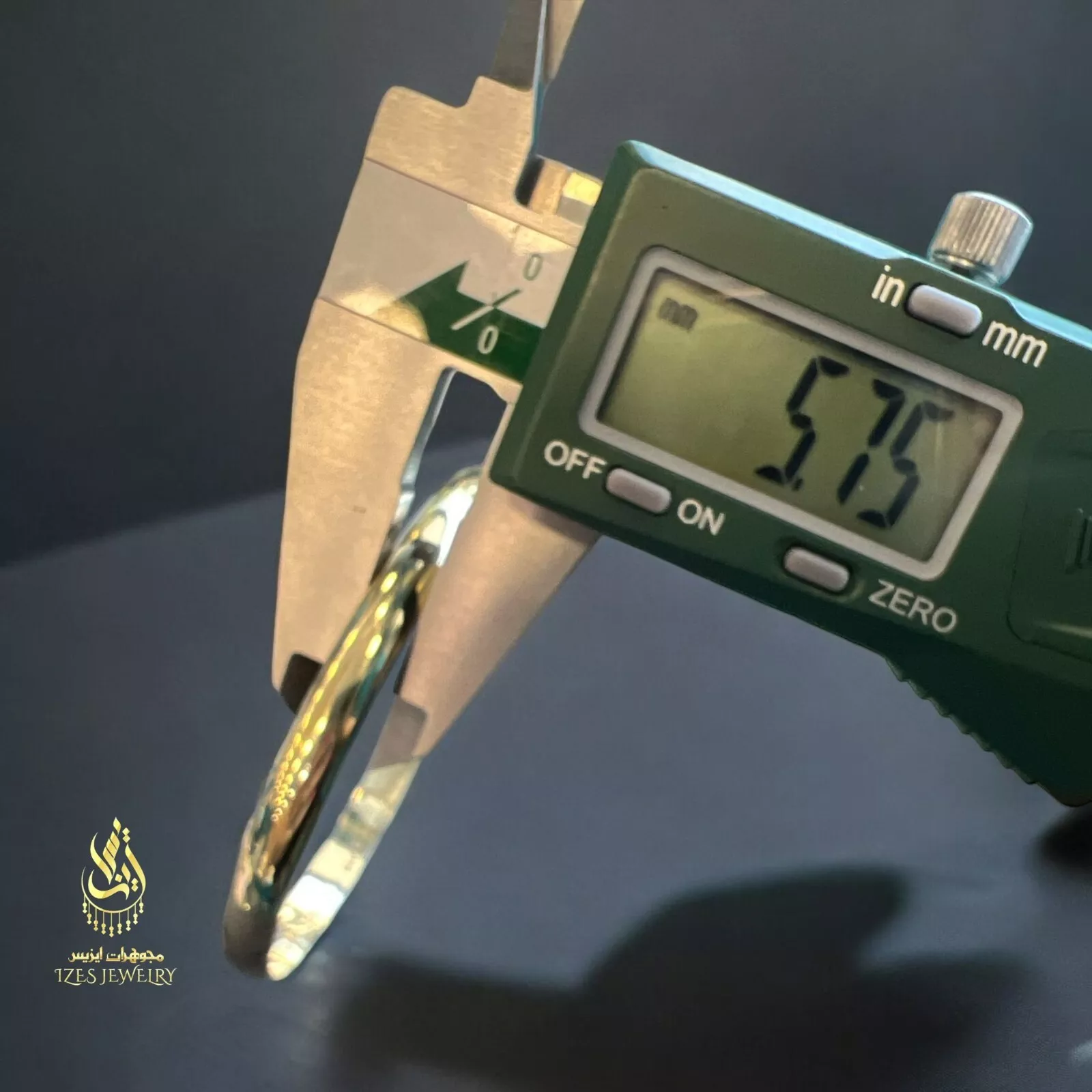 Bracelet Bangle women yellow solid gold 14k Classy and Beautiful - Image 5