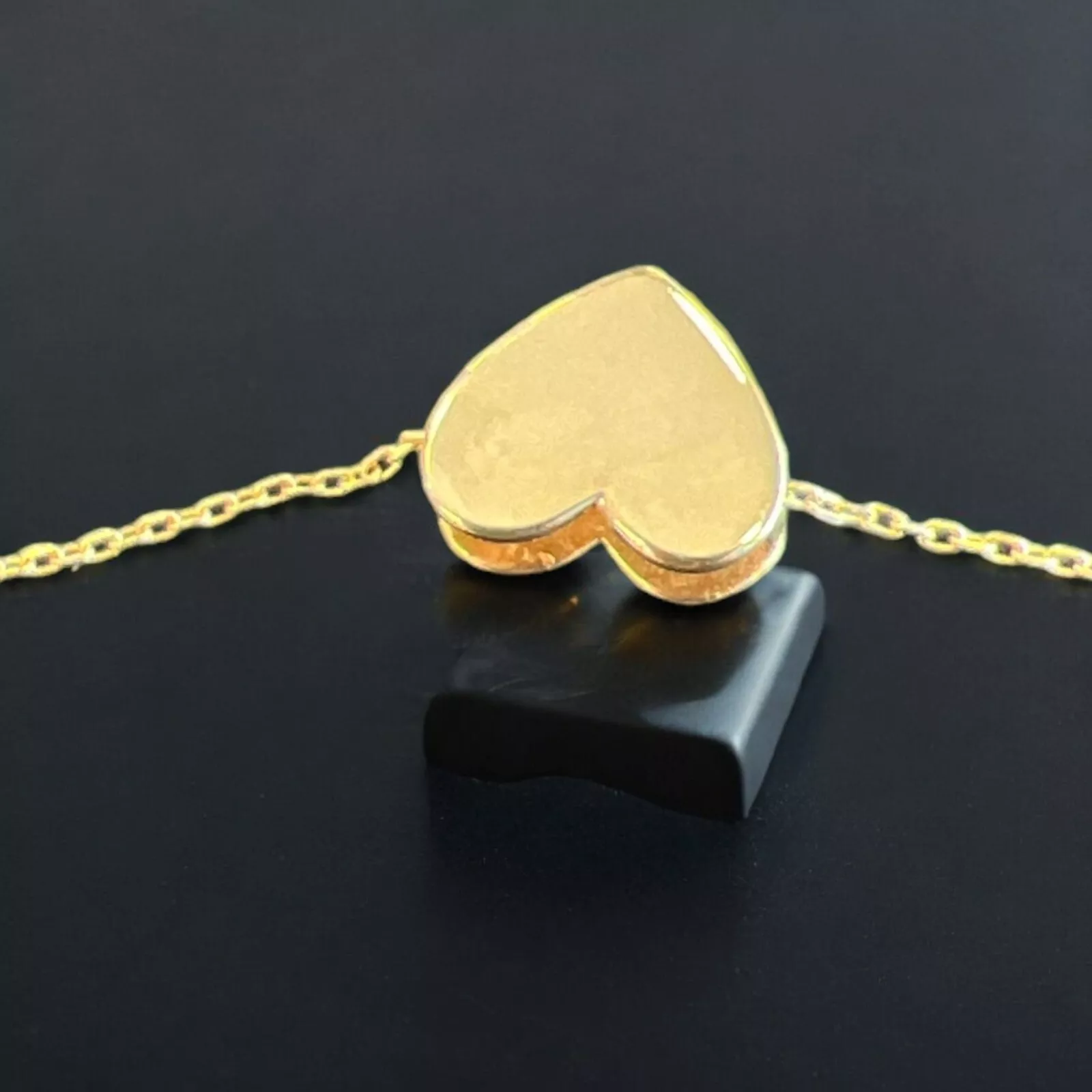 Women's love pendant yellow solid gold 14k new model and beautiful - Image 7