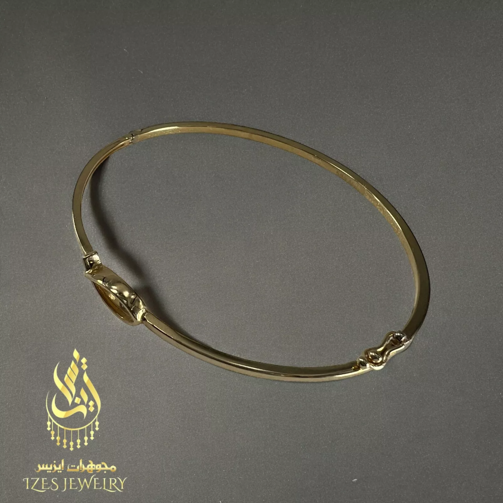 Bracelet Women Bangle 14k Solid Gold Yellow Gold Round fish Style 7.5in - Image 7