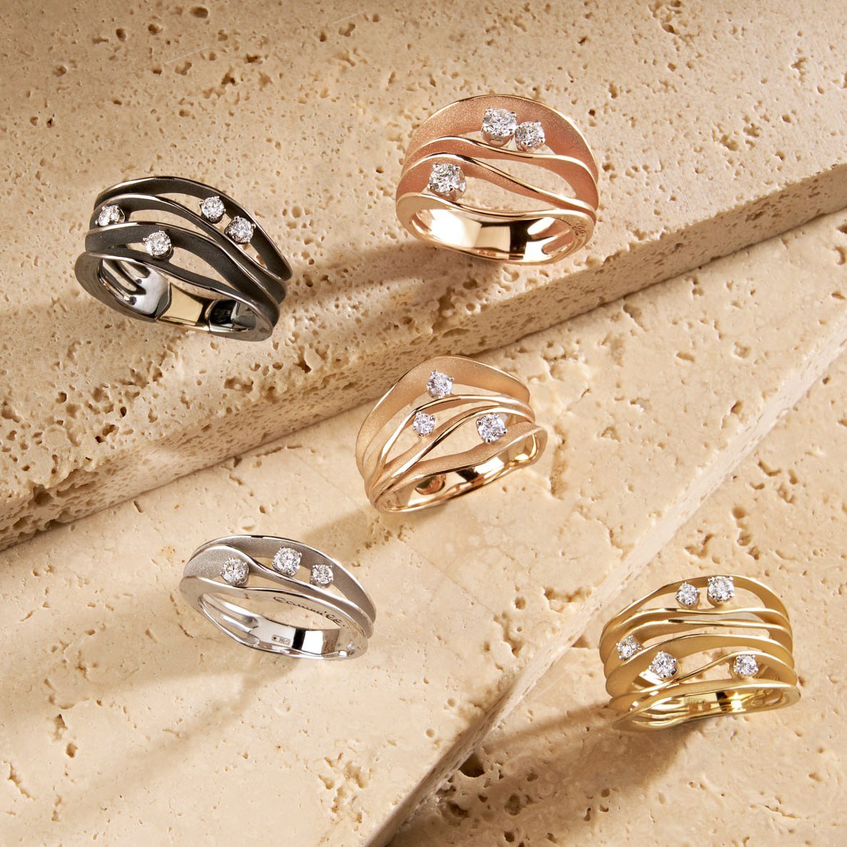 ANNAMARIA CAMMILLI Black Ring Gold 18K - Image 9