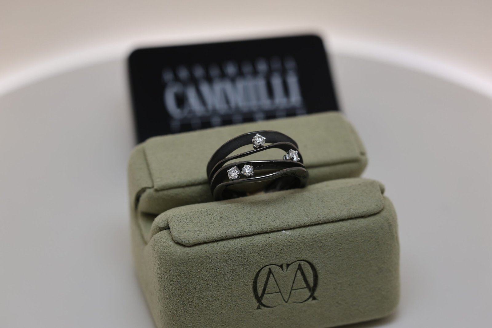ANNAMARIA CAMMILLI Black Ring Gold 18K
