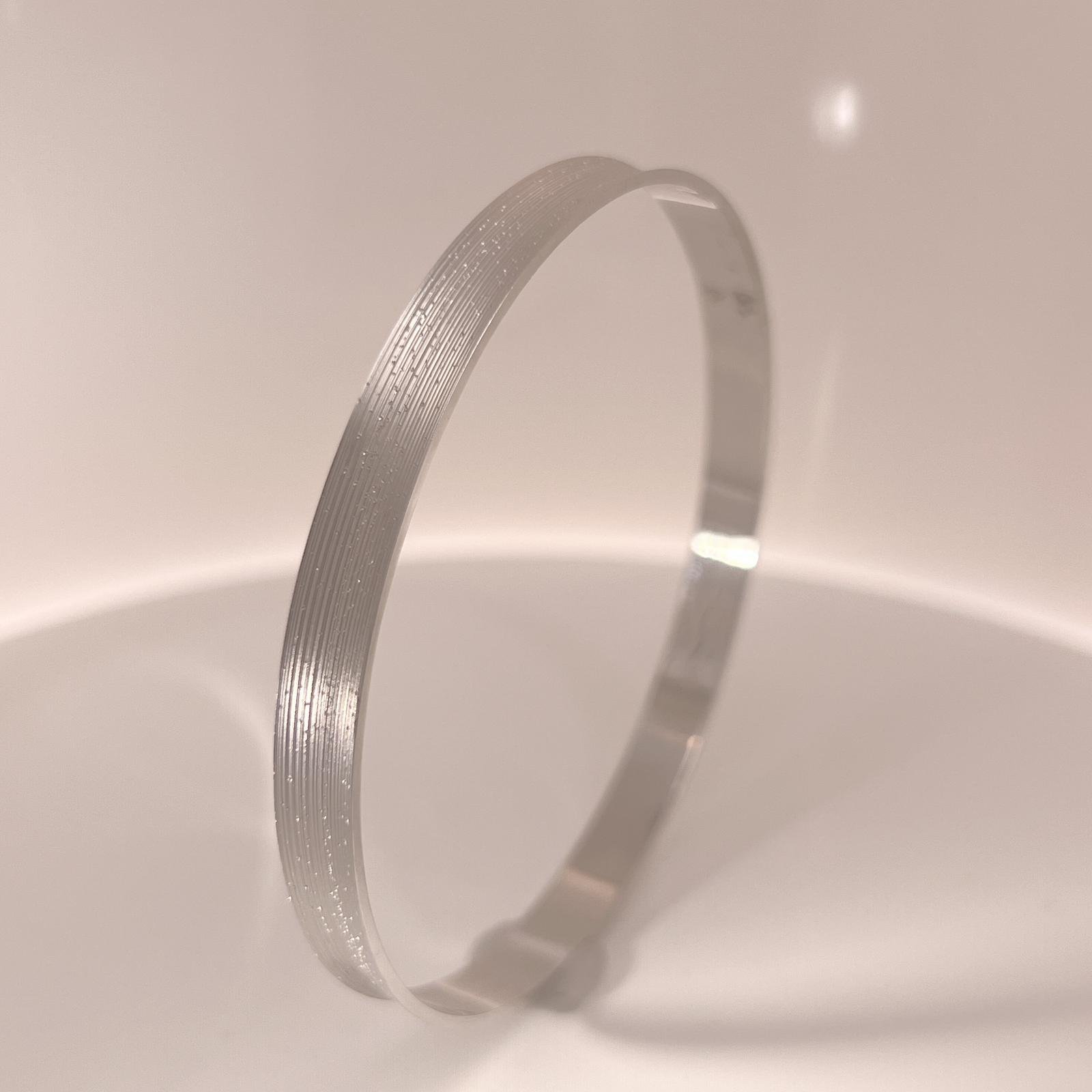 White Bracelet 14k Gold - Image 3