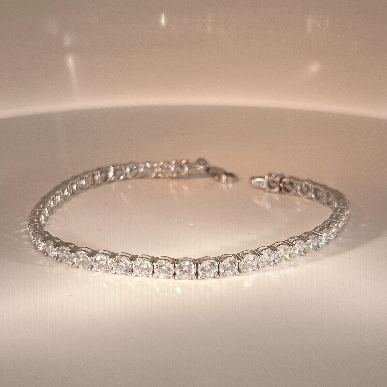 Tennis Bracelet in White Gold 14k - Image 9