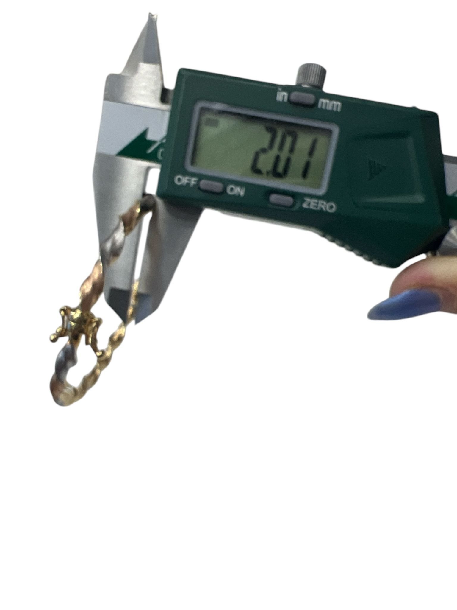 14K Gold Bangle Bracelet with 3 colors - Image 6