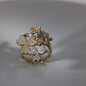 14k Women’s Flower Gold Ring