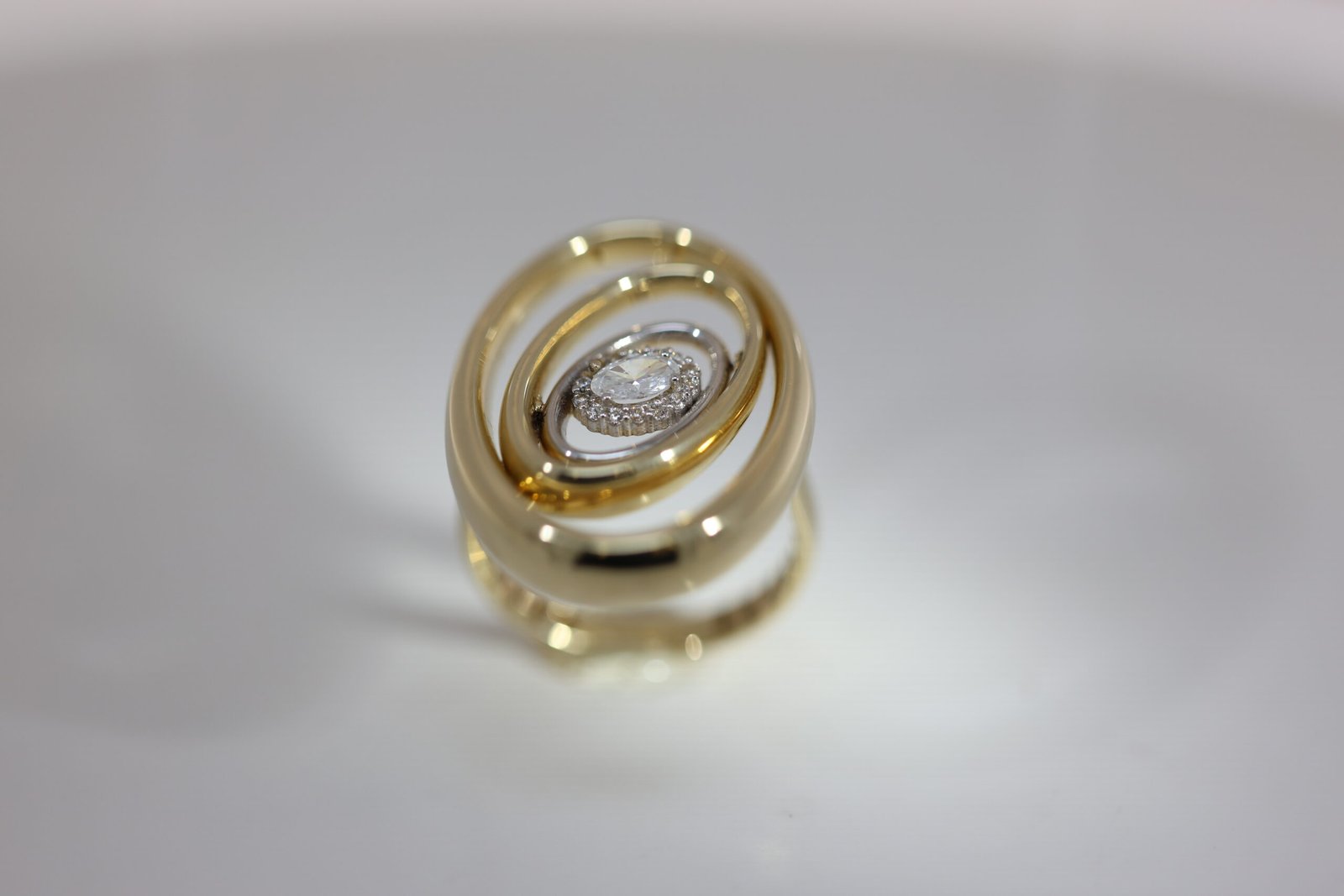 Circles Women Ring 14K Gold - Image 6