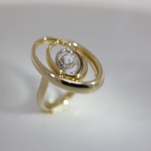 Circles Women Ring 14K Gold