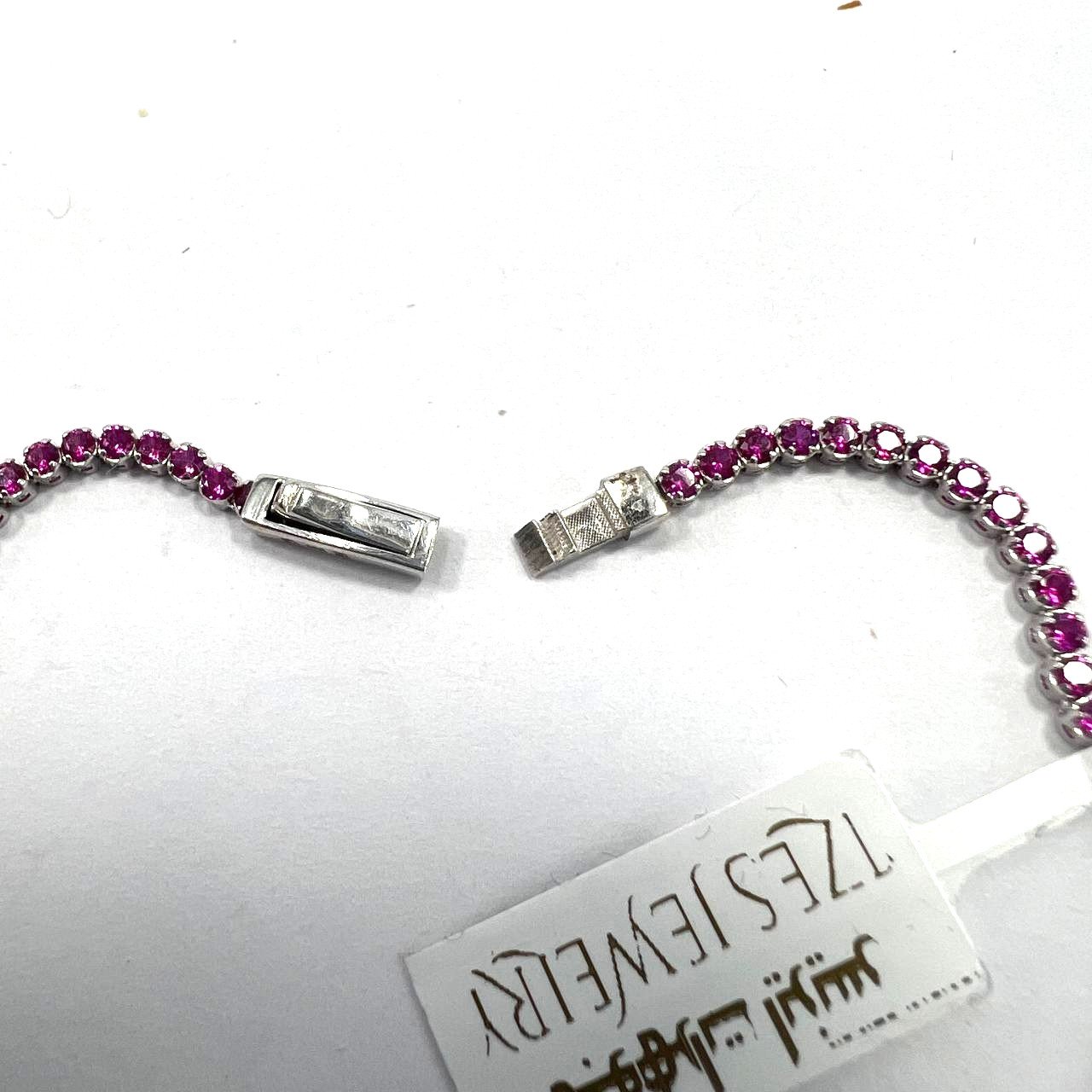 Izes 14K Gold Multi-Color Zircon Rainbow Tennis Bracelet Women Fine Jewelry - Image 7