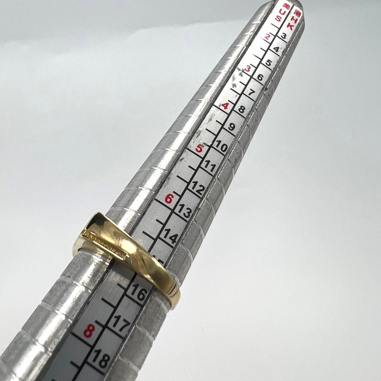 Yellow gold 14K infinity design ring, delicate, size 7 beautiful gift - Image 8