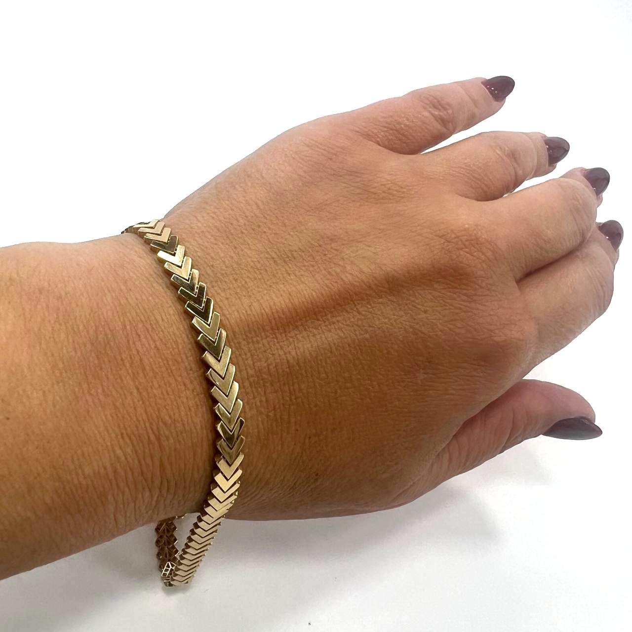 new 14K Yellow Gold Bracelet – elegant, unique, and perfect for any occasion. - Image 4