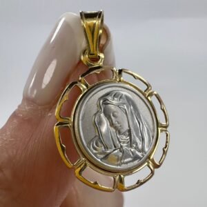 New 18K Italian Gold Pendant 3.1g Elegant Women’s Luxury Jewelry Gift for Her