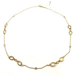 Elegant 14K yellow gold necklace, simple and chic — perfect for daily wear