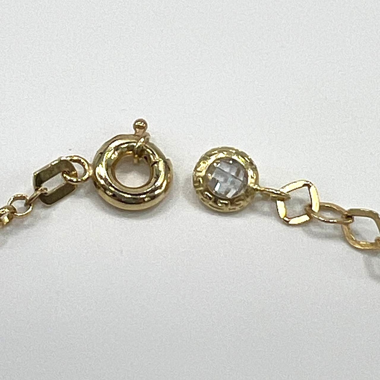 IZES 14K Yellow Gold Butterfly Charm Bracelet Adjustable Dainty Women's Gift - Image 7