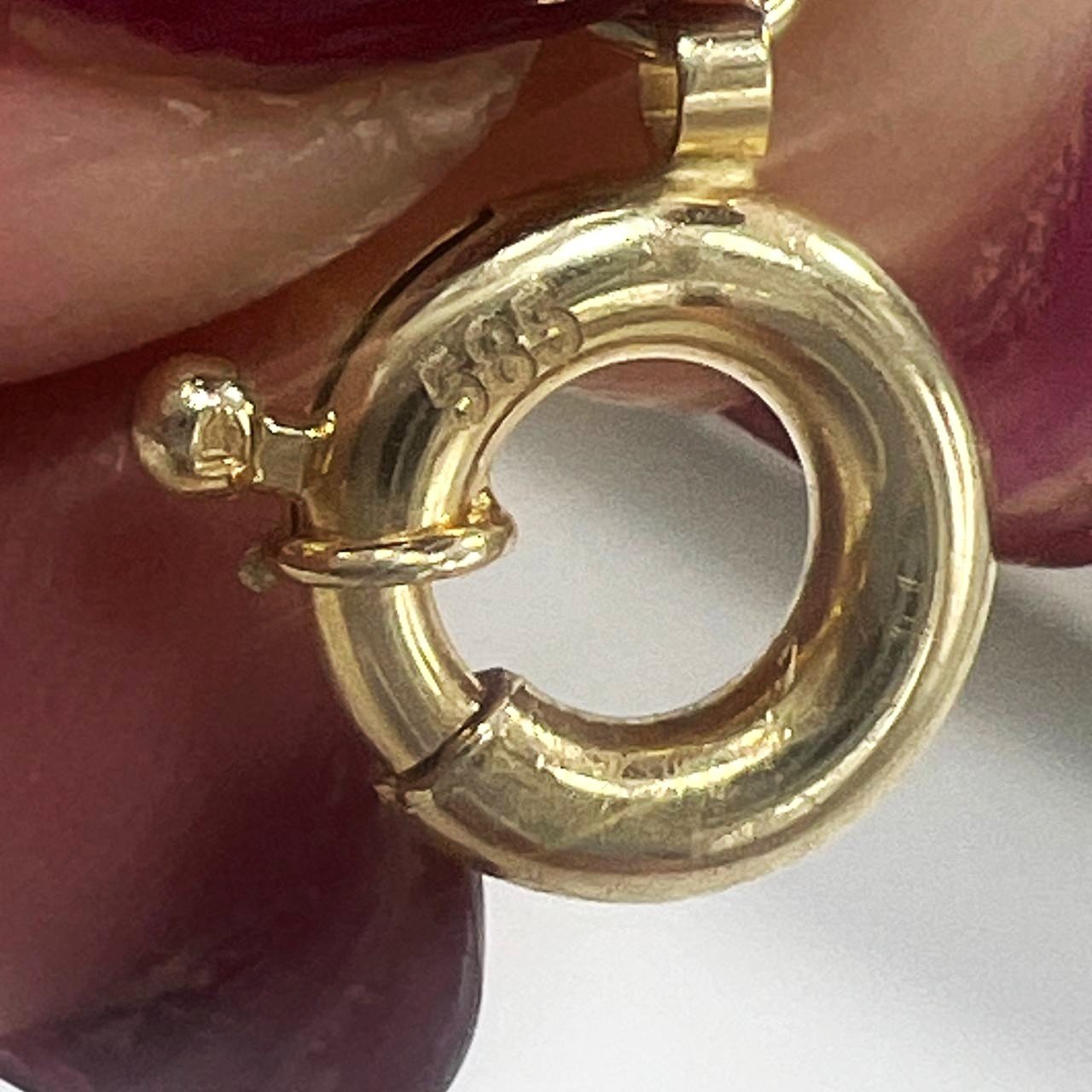 14K Yellow Gold Evil Eye Charm Bracelet Turquoise Zircon Chain Gift Women's Fine Jewelry - Image 8