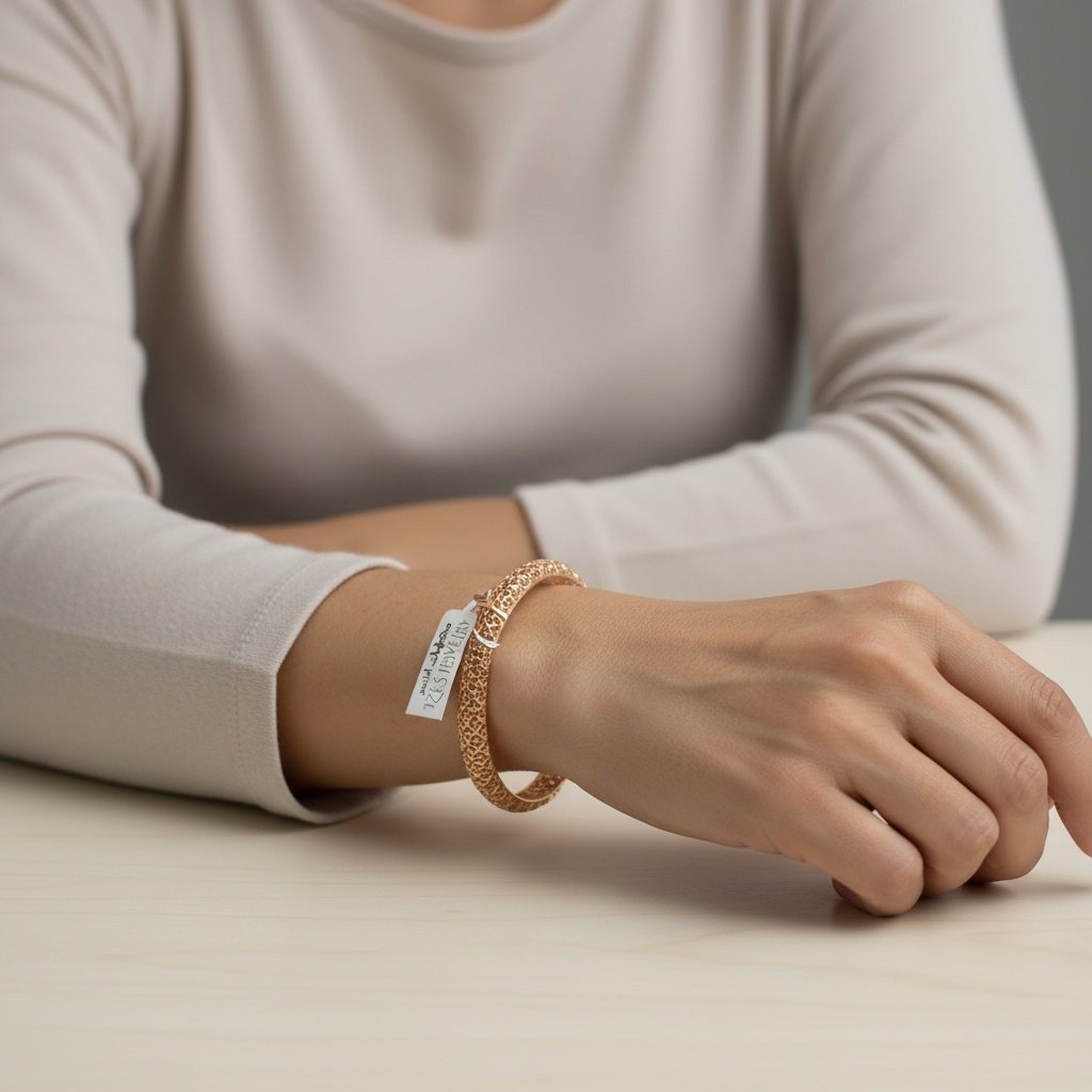 14K Rose Gold Diamond Cut Open Lattice Bangle Bracelet Women's Fine Jewelry Gift - Image 2